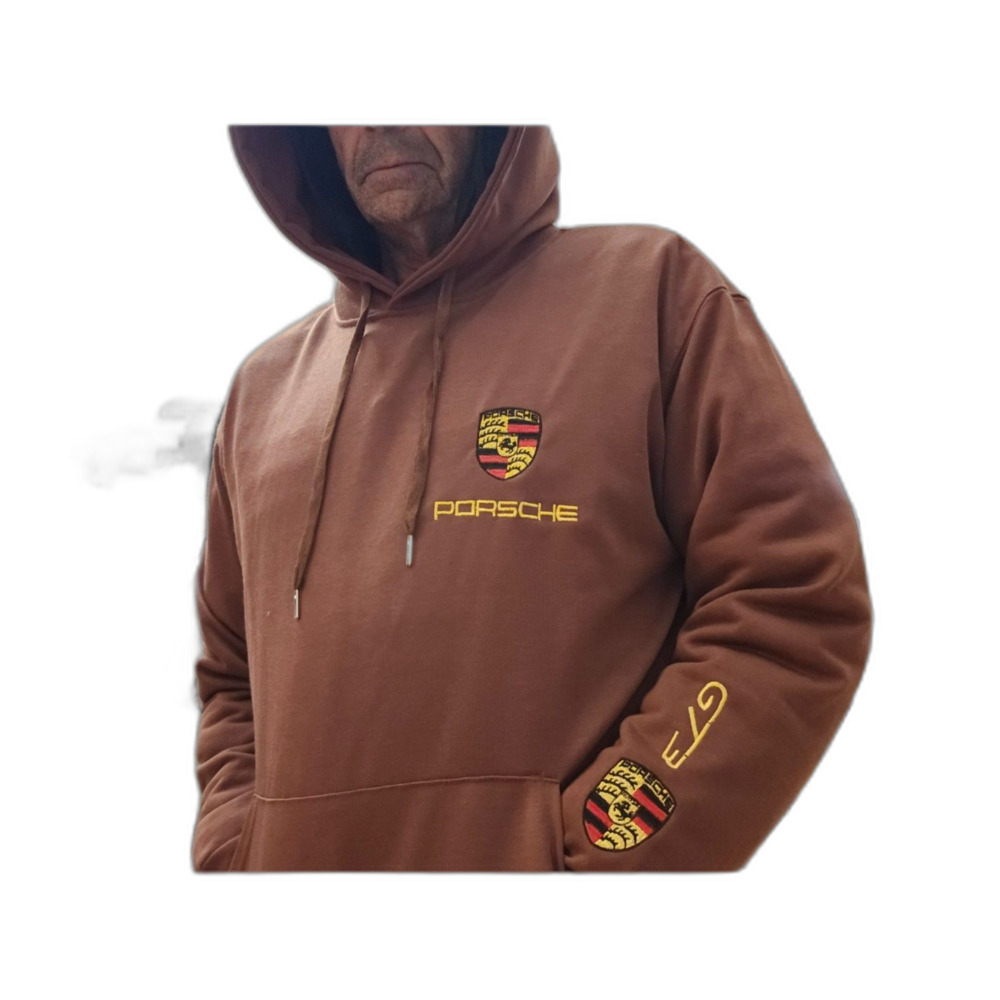Porsche  GT3 Hoodie w/iconic emblem embroidered on chest and sleeve size Large